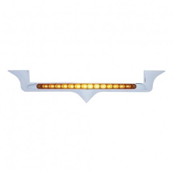 Chrome Kenworth Hood Emblem Light - 14 LED 12